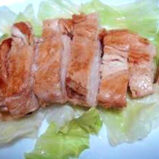 とりムネ肉のレモン焼き